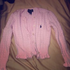 Ralph Lauren pink little girl sweater